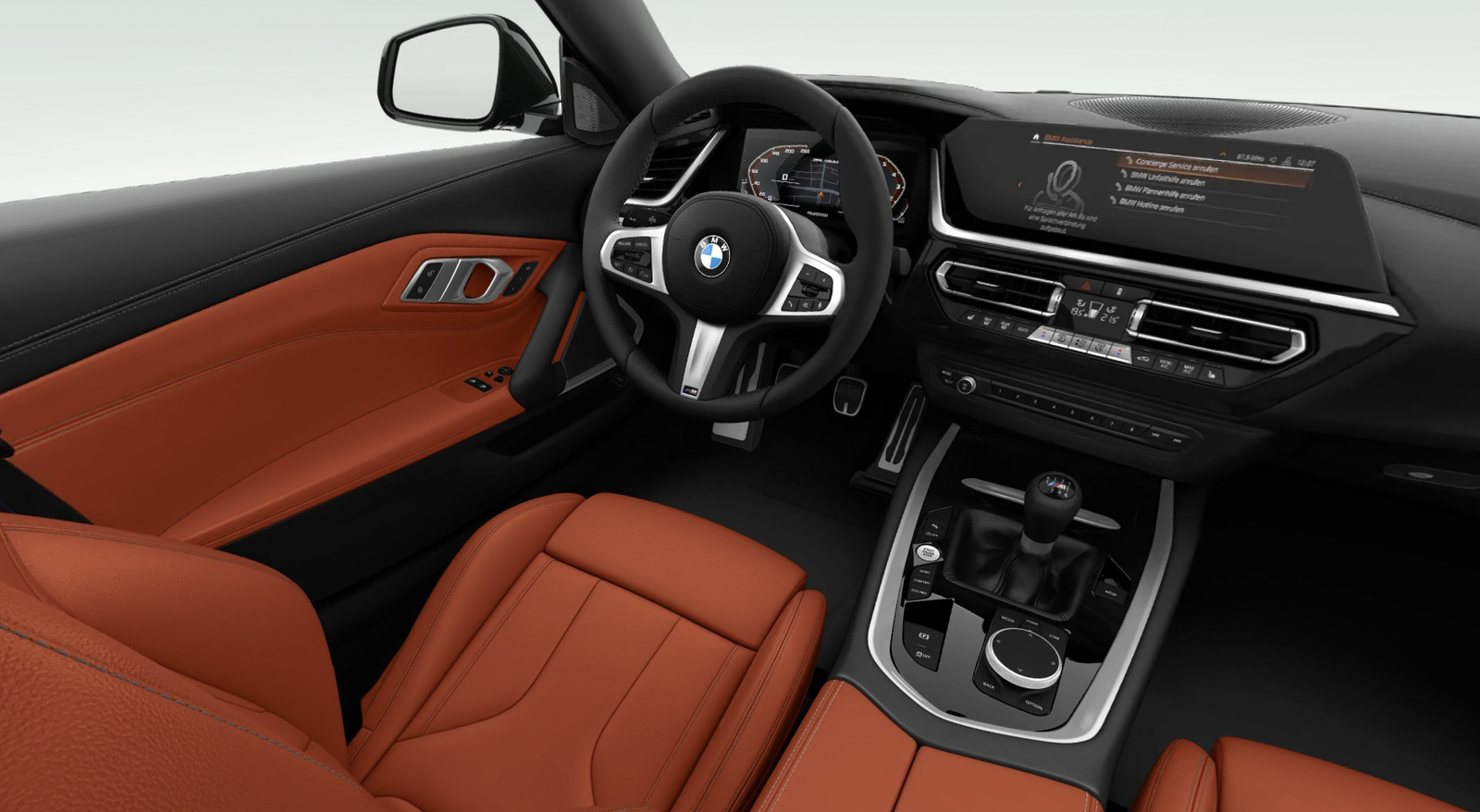 BMW Z4 Handschalter with Magma Red interior